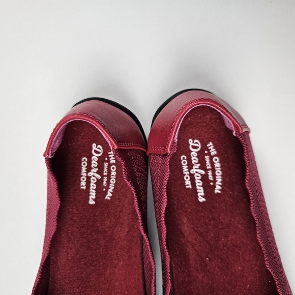 Dearforms Women's Original Comfort Misty Ballet Flat Gently Used Red Size‎ 7 - Picture 3 of 6